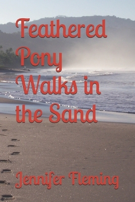 Feathered Pony Walks in the Sand