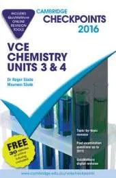 Cambridge Checkpoints VCE Chemistry Units 3 and 4 2016 and Quiz Me More