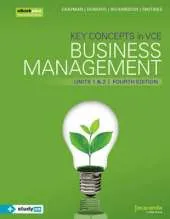 Key Concepts in VCE Business Management Units 1&2 4e Ebookplus & Print