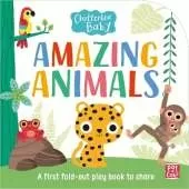 Chatterbox Baby: Amazing Animals: Fold-out tummy time book