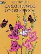Garden Flowers Coloring Book