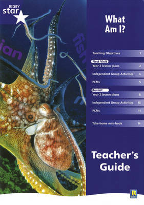 Rigby Star Shared Year 2 Non-fiction: What am I? Teachers Guide