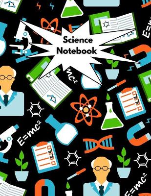 Science Notebook: Large Simple Graph Paper Notebook / Science Notebook / 120 Quad ruled 5x5 pages 8.5 x 11 / Grid Paper Notebook for Science Students