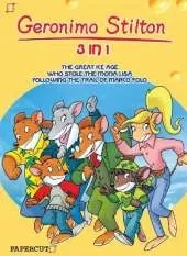 Geronimo Stilton 3-in-1 Vol. 2: Following The Trail of Marco Polo, The Great Ice Age, and Who Stole the Mona Lisa