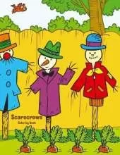 Scarecrows Coloring Book 1