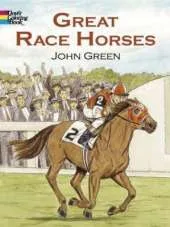 Great Race Horses: Coloring Book