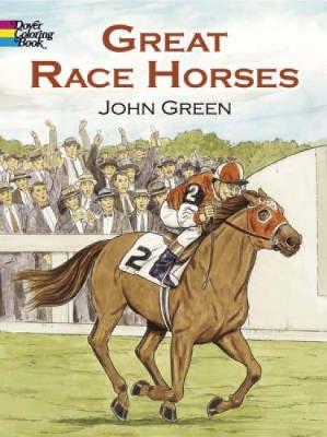 Great Race Horses: Coloring Book