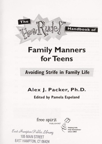 Family Manners for Teens