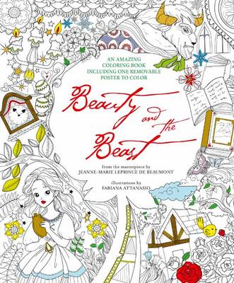 Beauty and the Beast: Colouring Book and Removable Poster