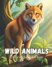 Wild animals: Coloring book for kids