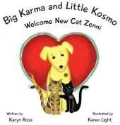 Big Karma and Little Kosmo Welcome New Cat Zenni