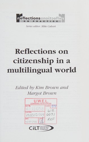 Reflections on Citizenship in a Multilingual World