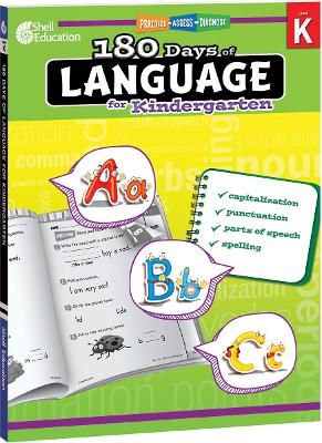 180 Days™: Language for Kindergarten: Practice, Assess, Diagnose