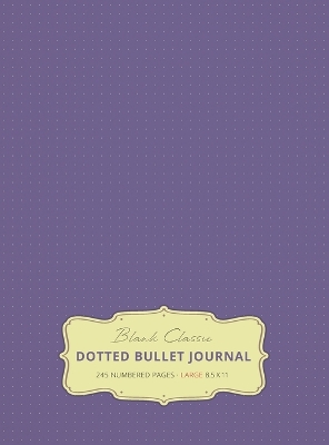 Large 8.5 x 11 Dotted Bullet Journal (Lavender #12) Hardcover - 245 Numbered Pages
