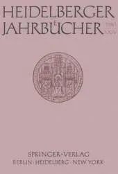 Heidelberger Jahrbucher