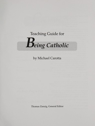 Being Catholic