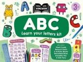 ABC Learn Your Letters Kit: Preschooler learning set to develop literacy skills | Includes flash cards, reward chart, activity books, pens and more!