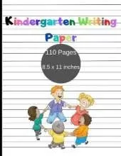 Kindergarten Writing Paper: - Amazing Handwriting Practice Paper for ABC kids Dotted Line Notebook for Exercise Handwriting Handwriting practice paper with dotted lines with 110 Pages with perfect dimensions 8.5x11 inches