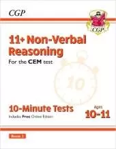 11+ CEM 10-Minute Tests: Non-Verbal Reasoning - Ages 10-11 Book 2 (with Online Edition): for the 2025 exams