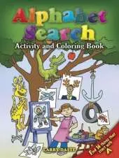 Alphabet Search: Activity and Coloring Book