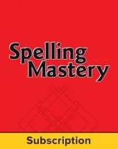 Spelling Mastery Level F Student Online Subscription, 1 year