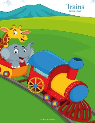 Trains Coloring Book 1