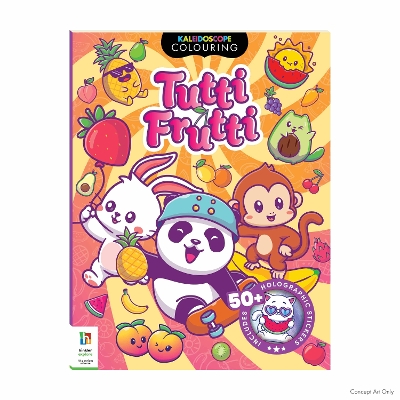 Kaleidoscope Sticker Colouring Tutti Frutti