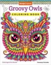 Groovy Owls Coloring Book