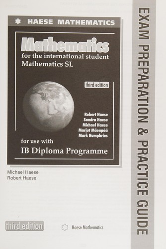 Mathematics SL Exam Preparation and Practice Guide