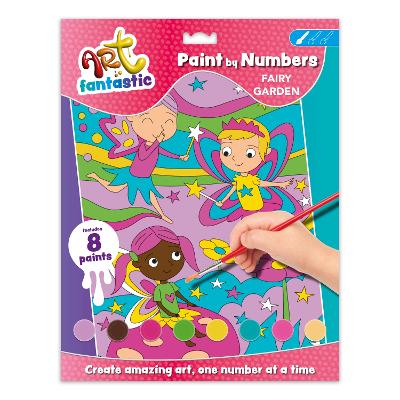 Art Fantastic Paint-by-Numbers Kit: Fairy Garden
