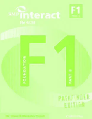 SMP Interact for GCSE Book F1 Part B Pathfinder Edition