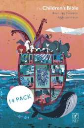 NLT Children's Bible, Noah's Ark Edition, 24 Full Colour Illustrations, Javier Joaquin, NLT New Living Translation, Hardback, Standard size - Pack of 14