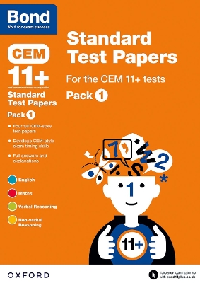 Bond 11+: CEM: Standard Test Papers: Ready for the 2025 exam: Pack 1