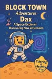 Dax A space Explorer Discovering New Dimensions: Coloring, Activity& comic book for kids Fun coloring book Maze, Puzzles, Sharpens thinking Games and adventures Fun mind challenges for kids