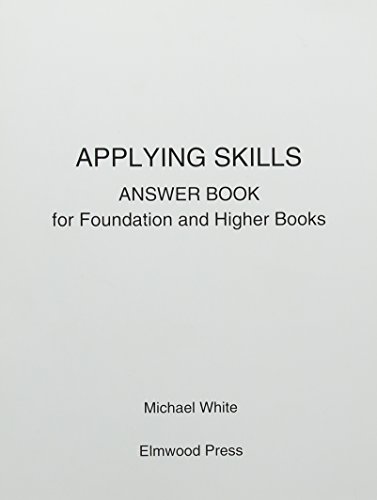 Applying Skills Answer Book for Foundation and Higher Books