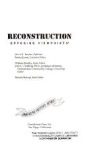 Reconstruction
