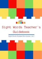 Sight Words Teacher's Guidebook: Sight Words Student Workbook 1 & 2