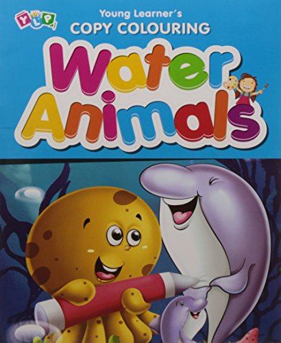 Water Animals: Copy Colouring Book