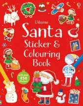 Santa Sticker and Colouring Book