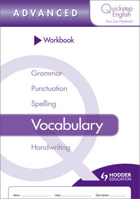 Quickstep English Workbook Vocabulary Advanced Stage