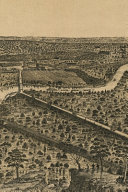 19th Century Bird's Eye View Map of Dallas, Texas - A Poetose Notebook / Journal / Diary (50 pages/25 sheets)