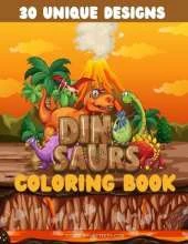 Dinosaurs Coloring Book: Amazing Gift for Boys and Girls, Epic Coloring Pages