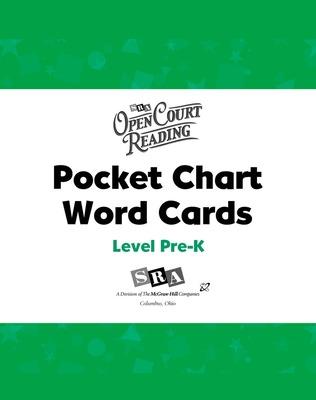 Open Court Reading PreK, Pocket Chart Word Cards