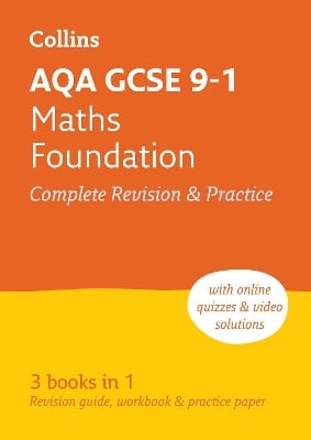 AQA GCSE 9-1 Maths Foundation All-in-One Complete Revision and Practice: Ideal for the 2026 and 2027 Exams Includes Online Edition, Quizzes and Video Solutions