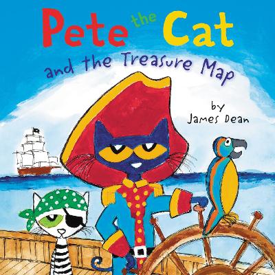 Pete the Cat and the Treasure Map: Includes Over 30 Stickers!