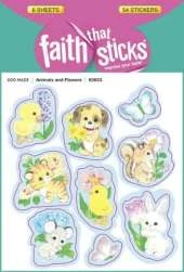 Animals And Flowers - Faith That Sticks Stickers