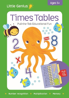 Little Genius Giant Flash Card Times Table - New Box