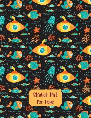 Sketch Pad for Boys-Artist Pad Paper-u-Drawing Pad Boys- Sketch Book 8x5- Sketch Book Diary-Blank Paper for Drawing, Doodling, Sketching