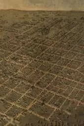 Columbus, Ohio Vintage Map Field Journal Notebook, 50 pages/25 sheets, 4x6