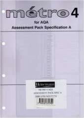 A Metro 4 for AQA Assessment Pack Specification